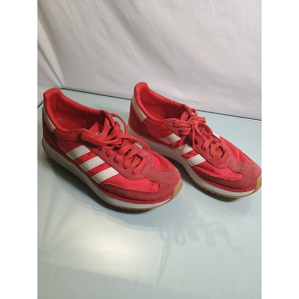 Adidas Run 70s 2.0 Pure Ruby Off White Scarlet Shoes JS5031 Women's Size US 8.5